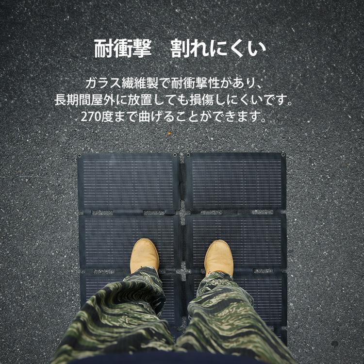 ソーラーパネル 100w USB-A USB-C 折りたたみ 軽量 キャンプ 防災 太陽
