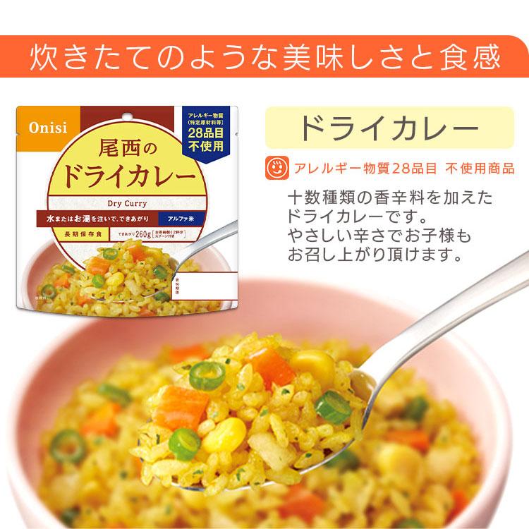 尾西食品 非常食 セット ドライカレー 50食 防災食 保存食 アルファ米