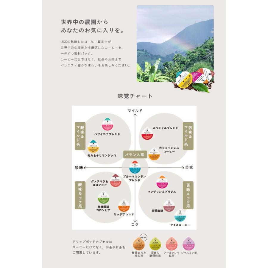 コーヒー 紅茶 緑茶 UCC ドリップポッド 専用カプセル 12杯分 3箱