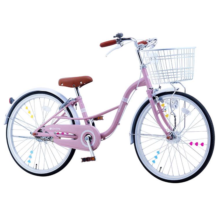 自転車 20インチ ピンク ラベンダー ライトグリーン オートライト かわいい (完成車)シャーリー 20インチ ジュニアサイクル SHL20HDD (代引不可) (TD)_4