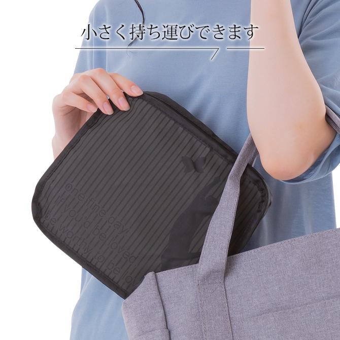 リュック かばん バッグ 軽量 折りたたみ コンパクト 猫 ブラック