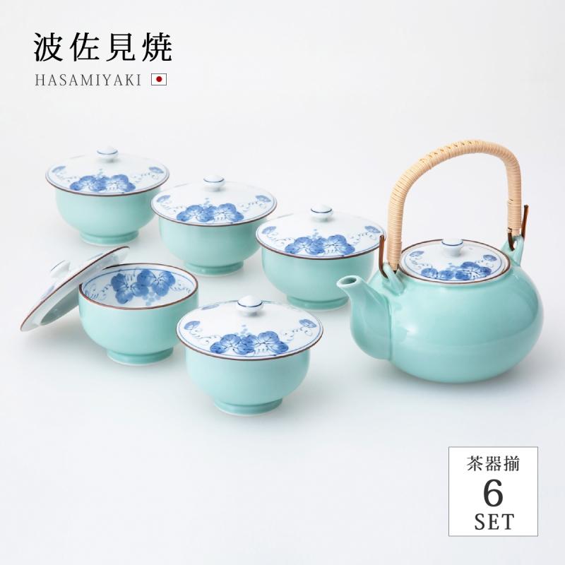 【新品・未使用】Zen 禅 茶器セット 急須 湯呑み 収納籠付き 和モダン Demi Voo 仙茶 湯呑 蓋付 急須 土瓶 ゆのみ 湯のみ 波佐見焼 日本製 掛