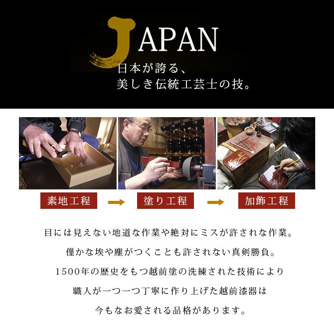 越前漆器 盆 長角盆 黒塗り 大丸百貨店取扱 お盆 トレー 長丸 楕円 日本製 越前漆器 うるし 漆器 おすすめ 錆漆 尺