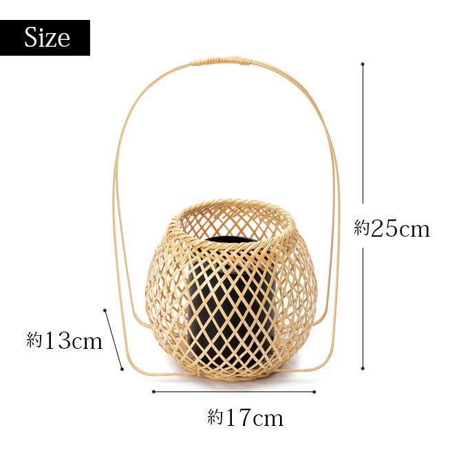 花器 かご 生け花 インテリア 雑貨 竹 日本製 時雨ぼたん（白） 3523