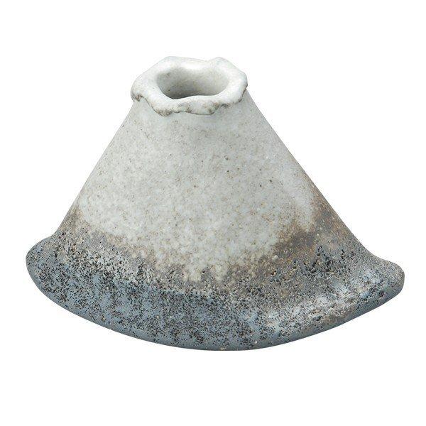 花器 花入 冬の富士 G5-3708 小さい ミニ 花瓶 一輪挿し 陶器 和室 花