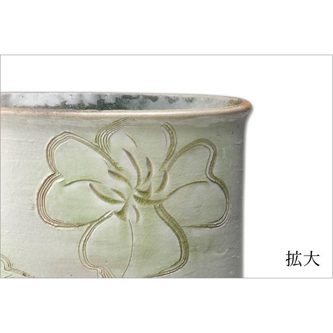 【陶器】傘立て　オブジェ　置物　飾り　玄関　屋内　屋外 傘立て 傘入れ 玄関 おしゃれ 屋外 陶器 スマート スタイリッシュ 華