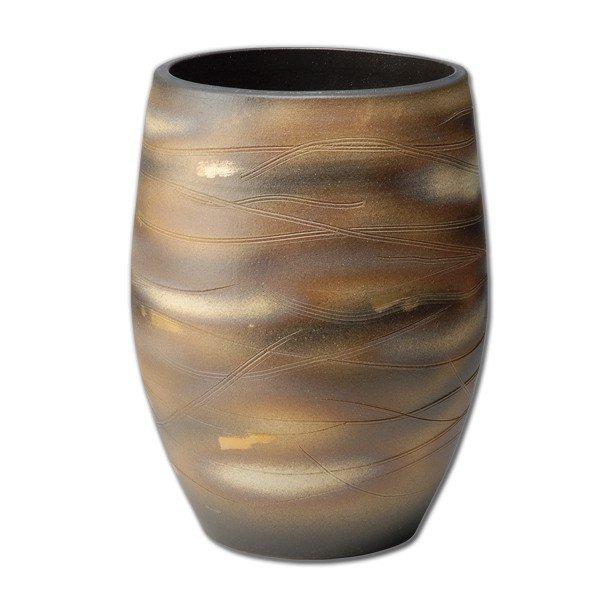 傘立て 傘入れ 玄関 おしゃれ 屋外 陶器 スマート 金彩夕焼け G5