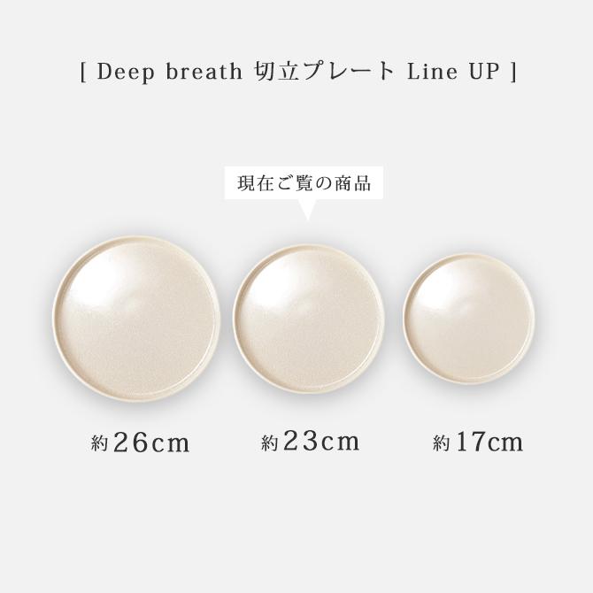食器 皿 プレート Deep breath 23cm 切立プレート 大皿 丸 食器 皿 プレート Deep breath 23cm 切立プレート 大皿 丸