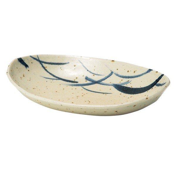 皿 Blue & Red 楕円皿 青 GB5-16-04 食器 楕円 ブルー : こだわり雑貨