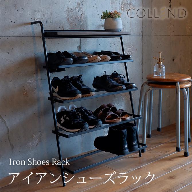 アイアン家具シューズラックコレクションラックハンドメイドオーダーメイド