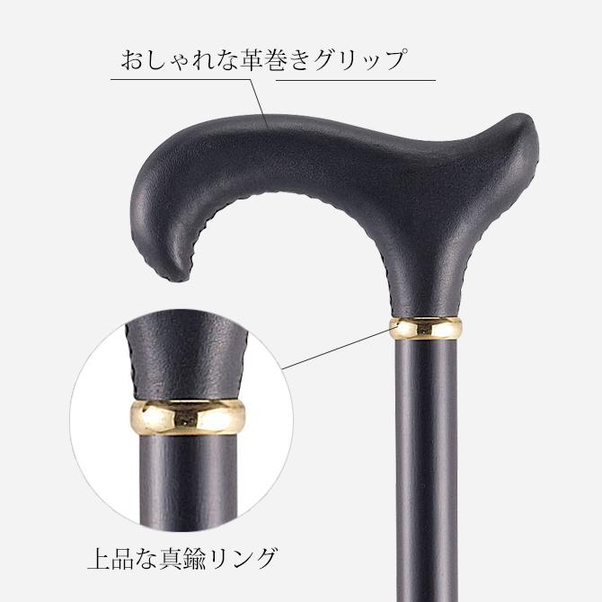 杖 手作り ドイツ製 高級 ブナ 革 シニア おしゃれ 外出 お出かけ
