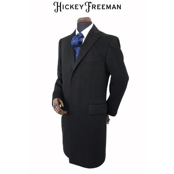 30 Offセール ヒッキーフリーマン メンズ コート チェスターコート カシミヤ100 ロングコート ブラック 無地 B4 B5 B6 662 012 K こだわり工房 通販 Yahoo ショッピング