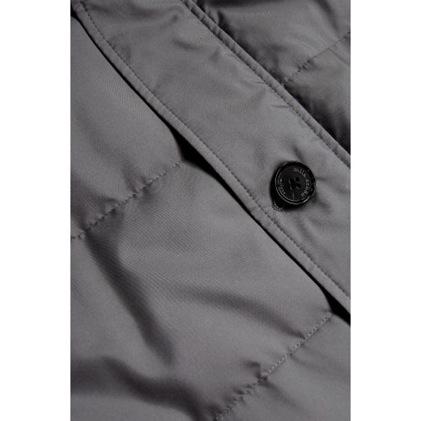 【24時間以内発送】 ミラショーン ダウンコート スタンドカラー グレー ハーフコート 軽量 新合繊素材 秋冬物 メーカー正規品 【OCQ1899657153】(67568円)