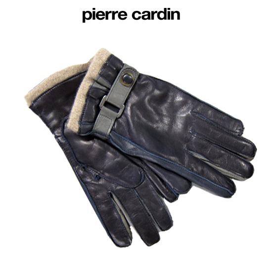 半額品 送料無料 ピェールカルダン 手袋 レザー ブランド グローブ メンズ ラム レザー 中カシミヤ ネイビー レビューで送料無料 Homeofmalones Com