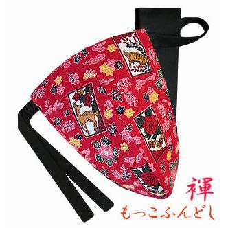 ふんどし もっこふんどし Tバック 花札 花かるた レッド 椿 イノシシ シカ M L Ll Mtf Hanafuda05 こだわり工房 通販 Yahoo ショッピング