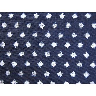 ふんどしパンツ メンズ 黒猫褌 メンズTバック 日本伝統柄 紋絣 雪 藍(紺色) 柄紐バージョン｜kodawarikoubou｜02