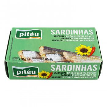 テルヴィス Piteu イワシ トマトペーストひまわり油唐辛子漬 120g×48個 （送料無料） 直送