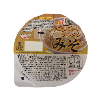 贈呈 在庫一掃 ナカキ食品 カップこんにゃくラーメンシリーズ 蒟蒻ラーメンみそ 12個セット×2ケース 送料無料 直送 kato-souken.jp kato-souken.jp