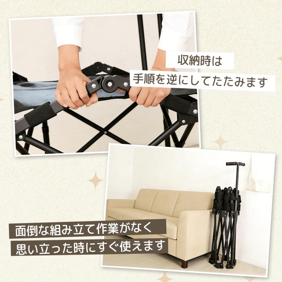 週末sale]トランポリン 室内 折りたたみ 組立不要 コンパクト 収納便利