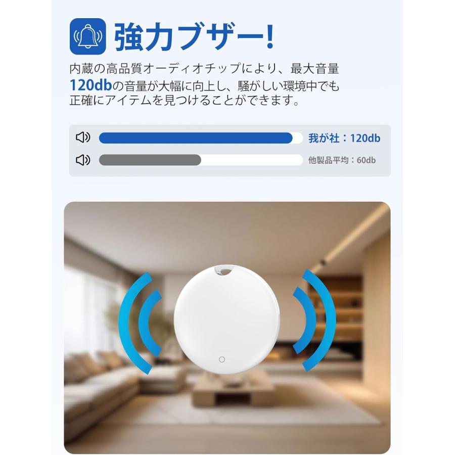 【2024新登場&全地球測位】GPS スマートトラッカー AirTag 紛失防止タグ スマートタグ 子供 車両追跡用 財布忘れ物防止 軽量便利 カバン 荷物 ペット｜kodawarizakka-store｜05