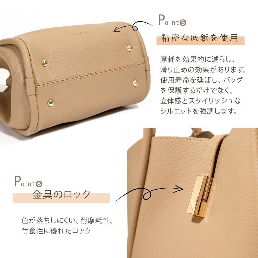 帆布とレザーのトートバッグ　底板付き　生成り×フェイクレザーブラウン bag2-02670 フェイクレザー トート バッグ キャメル ブラウン ブラック