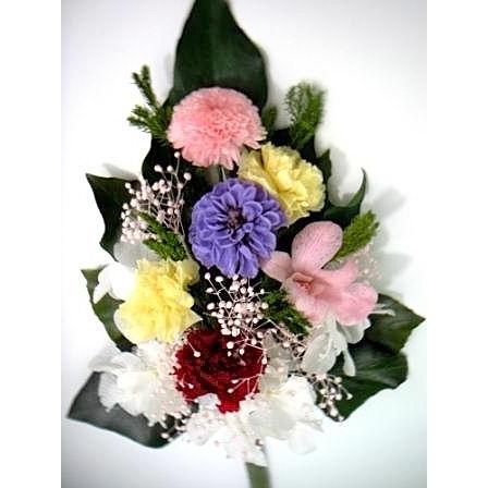 初盆 盆 仏花 オールプリザーブドのあじさい仏花 選べる3色 供花