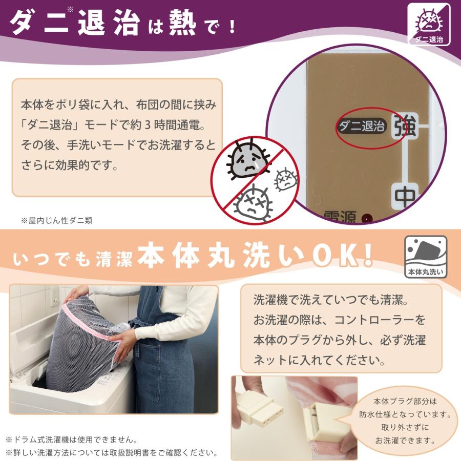 広電 【ネット限定】 電気毛布 消臭機能付 デオテックスライト