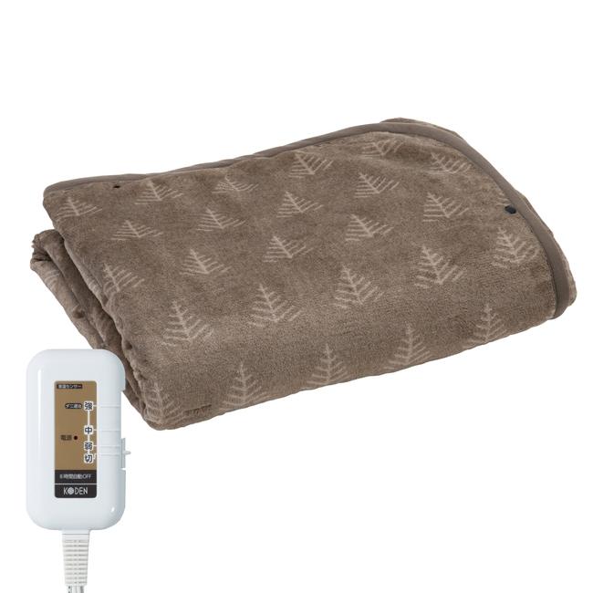 広電（KODEN） 電気毛布 ひざかけ 140×140cm 電気ブランケット 着る