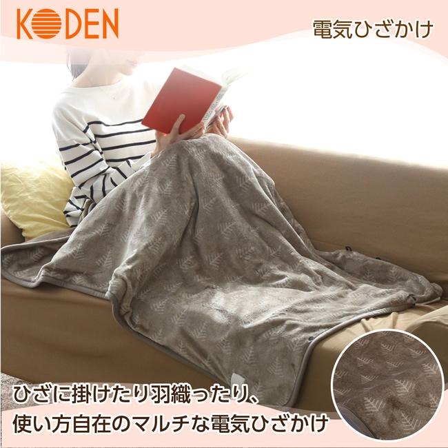 電気毛布 ひざかけ 188×130cm ホットローブ グレイジュ 洗える 【公式