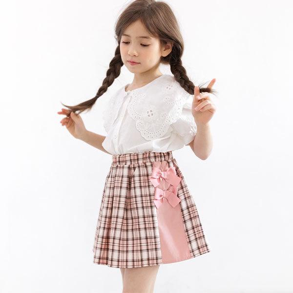 プリーツスカート 女の子 子供服 こども服 子ども服 キッズ 春 夏 秋 冬 100 110 1 130 140 150 リボン ポケット b 子供服bee 通販 Yahoo ショッピング