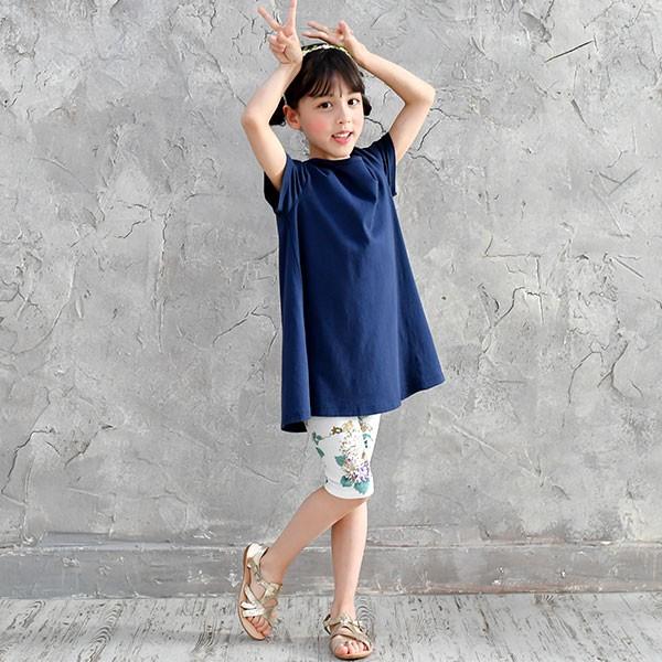 Bee des Bee 【クーポンで半額】 総柄レギンス スパッツ 子供服 キッズ 