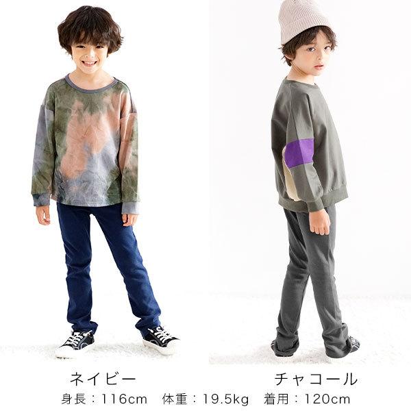 【TIMESALE 14%OFF】ストレッチパンツ 男の子 女の子 子供服 キッズ 90 100 110 120 130 140 150 160 AW新色｜kodomofuku-bee｜03