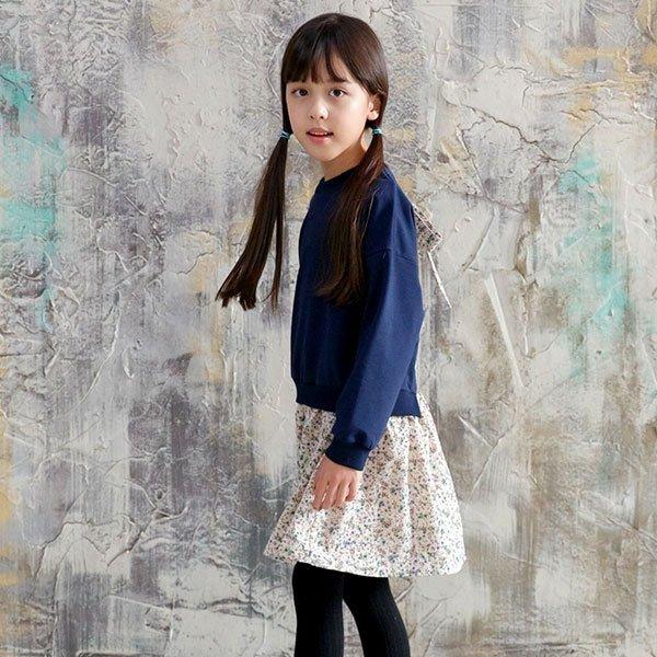 切り替えワンピース 女の子 子供服 こども服 子ども服 キッズ 春 秋