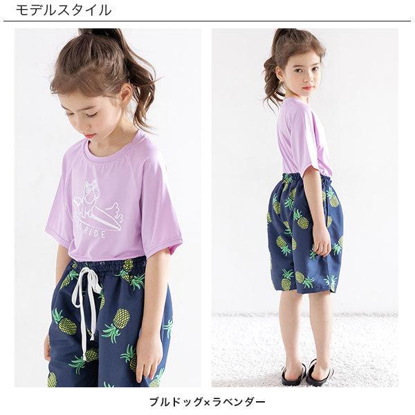 ラッシュガード 水着 ユニセックス プール 海水浴 夏 子供服 子ども服 こども服 キッズ 女の子 男の子｜kodomofuku-bee｜21