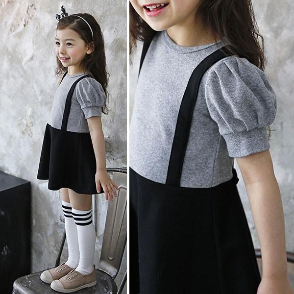 Bee des Bee ドッキングワンピース 半袖 子供服 キッズ ジュニア