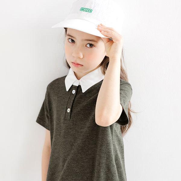 Bee des Bee 【夏物TIMESALE】 ポロシャツワンピース 半袖 子供服 