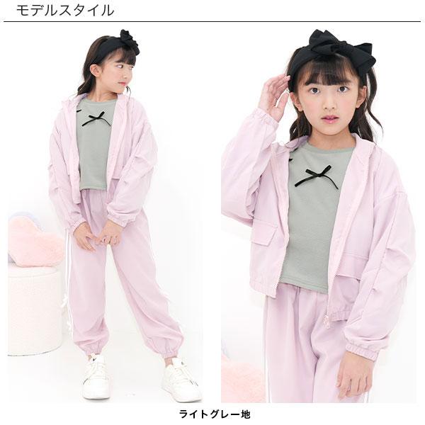 Bee des Bee クロップド丈リボントップス フリース トレーナー 長袖