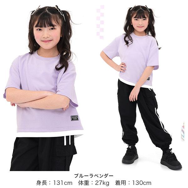 Bee des Bee 【浴衣・夏物TIMESALE】 重ね着風トップス Tシャツ 半袖