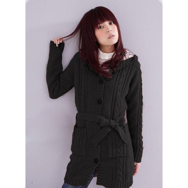 売れ筋商品|||送料無料 ブラックのニットカーディガン風 コート レディース ポイント消化 夏 雨 UVカット 紫外線 冷感