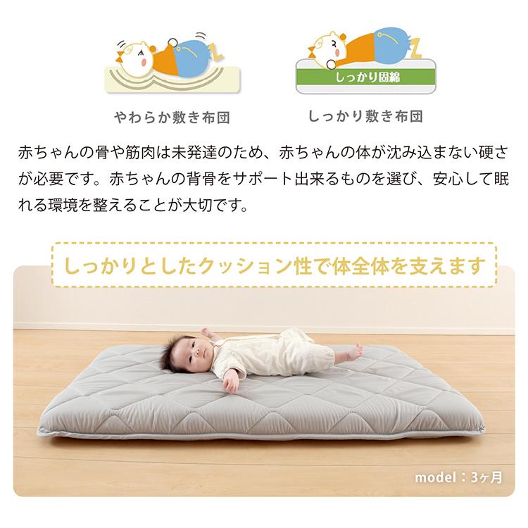 ベビーベッド(ベビー敷き布団付き) 楽天市場】ベビーマット ベビー布団 ベビー 敷布団 ベビー