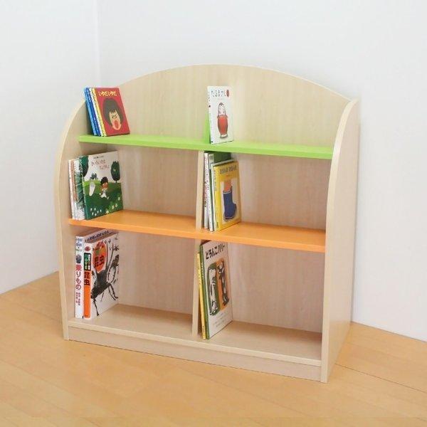 セミオーダー家具 絵本棚タイプB 法人向け 木製大型家具 保育園 保育所 幼稚園 託児所 こども園 ほいくストレージ 北欧 キッズ 子供