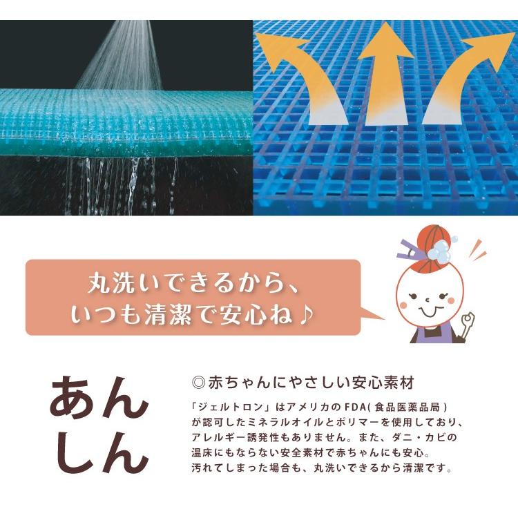 ベビー布団 マットレス ミニ 新生児 ジェルトロン 体圧分散 敷きふとん 敷布団 敷ふとん 赤ちゃん ベビー 通気性 丸洗い 安心素材_4