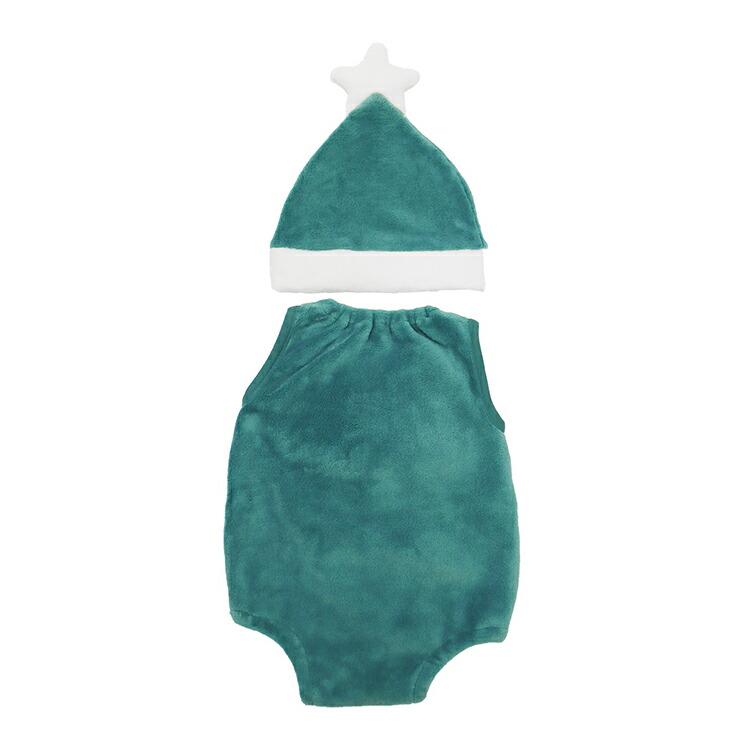 クリスマスツリー ロンパース 70-80cm カバーオール 秋 冬 赤ちゃん