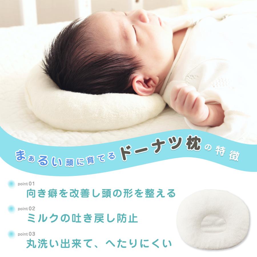 枕 ベビー枕 ドーナッツ枕 絶壁防止 新生児 絶壁 寝返り防止 頭の形