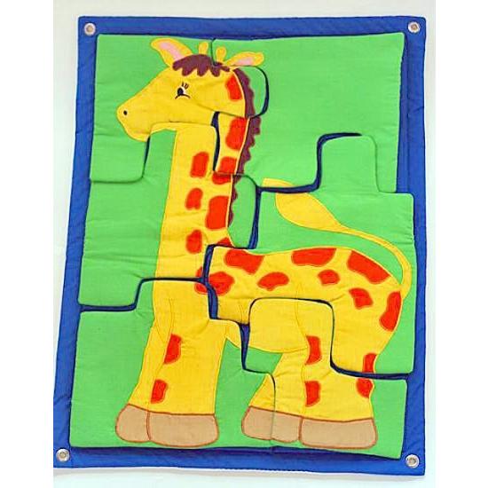 布おもちゃ 布のパズル キリン 知能開発玩具 幼児教育 : こども生活