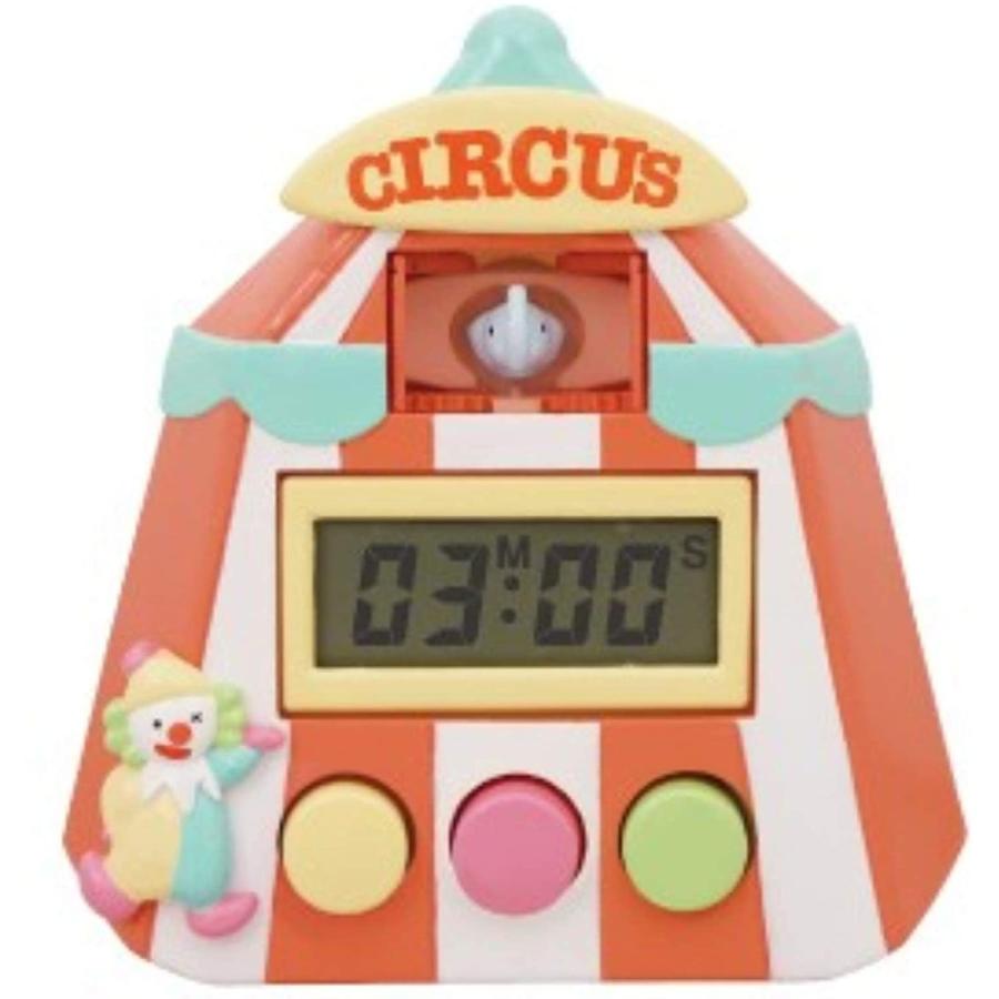 550円 登場 タイマー とびだすキッチンタイマー サーカス レッド Ex 3128 送料無料