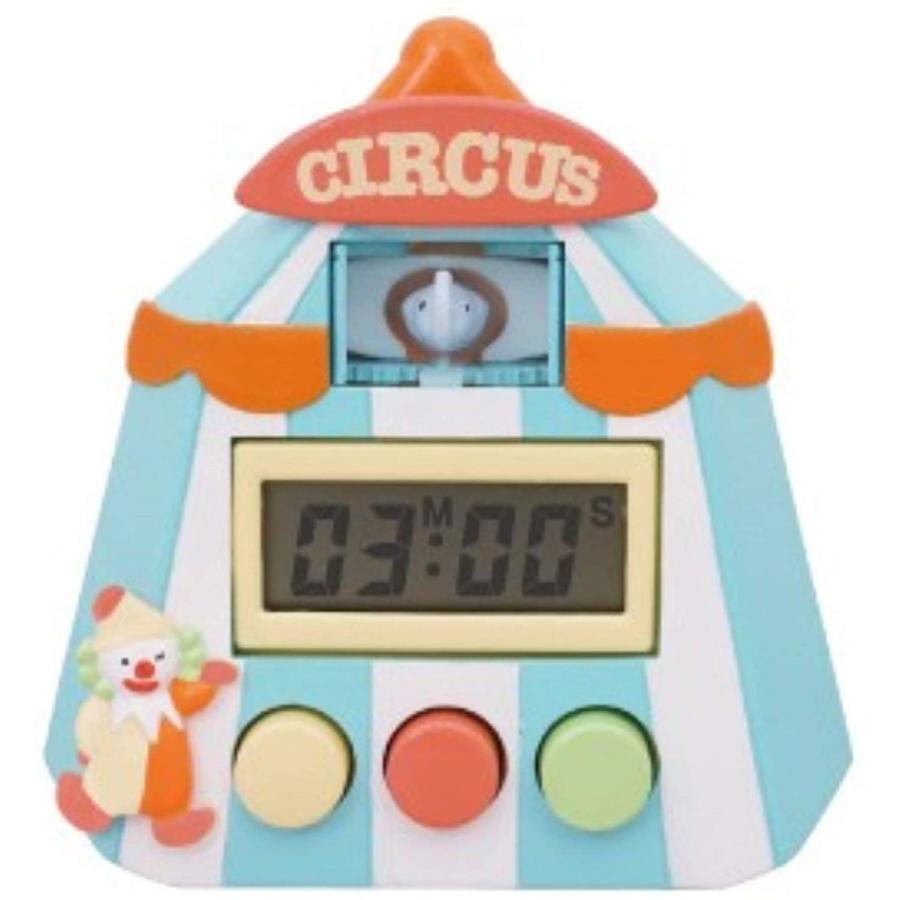 選択 タイマー とびだすキッチンタイマー ブルー 送料無料 Ex 3129 サーカス 調理器具