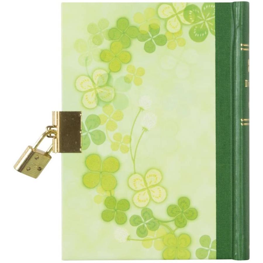 ミドリ 日記 鍵付 クローバー柄 送料無料 726 こども雑貨 こだま 通販 Yahoo ショッピング