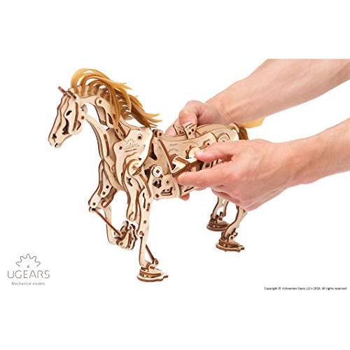 Ugears ユーギアーズ Horse-Mechanoid ホースメカノイド ;70054 木の