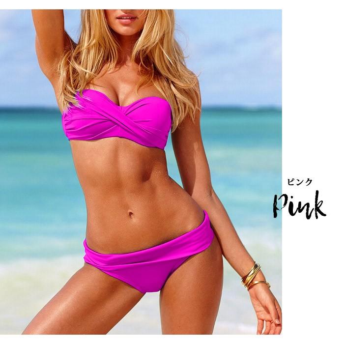 水着 21 レディース 水着セット ビキニ バンドゥビキニ 春 夏 春夏 無地 大きい 大人用 女性 ママ用 海 プール 大人 代 30代 40代 ママ 母 Ol 送料無料 M0 B Koei Store 通販 Yahoo ショッピング